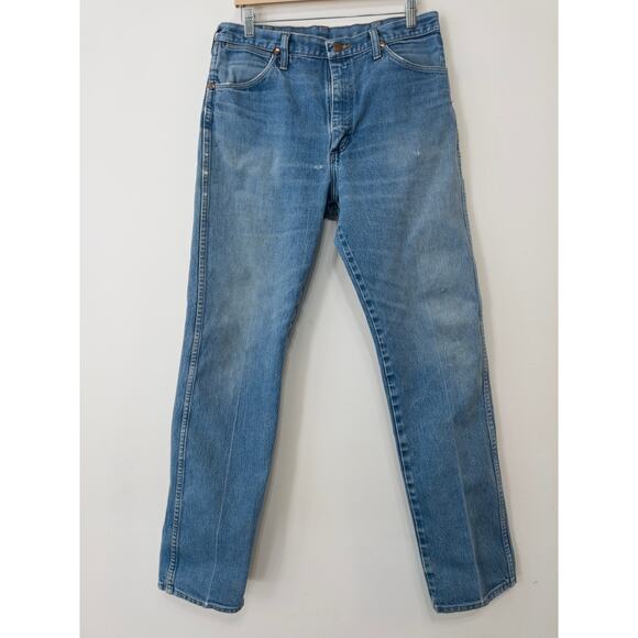 Vintage Wrangler 13MWZ men’s jeans sz 34x34 western rodeo cowboy workwear - Picture 1 of 7